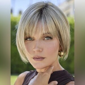 Noriko Meadow Short Hair Blonde Synthetic Wig